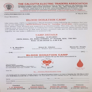 CETA Blood Donation Camp 16-03-21